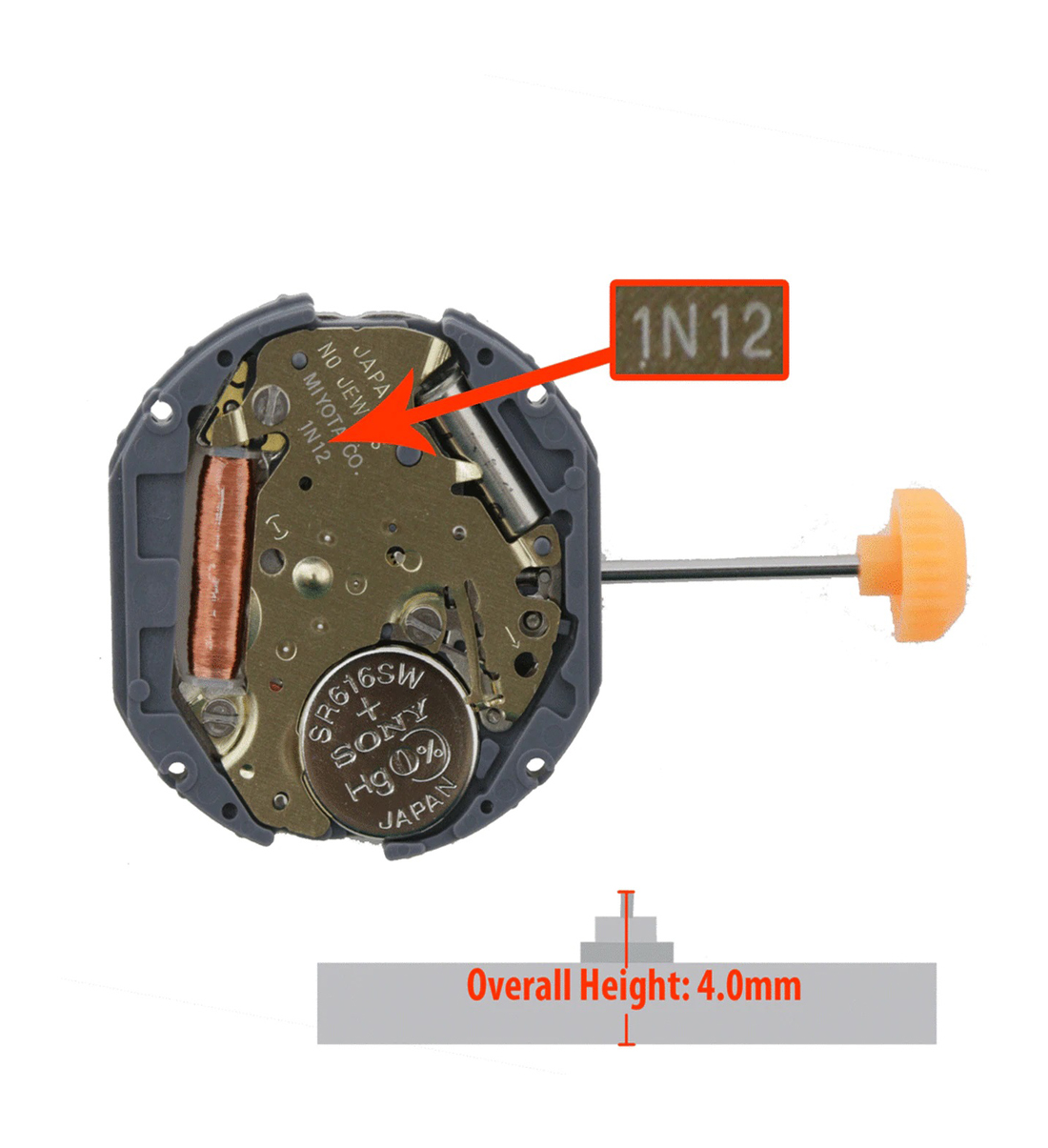 mesin jam miyota 1N12 mesin jam miyota 1N12