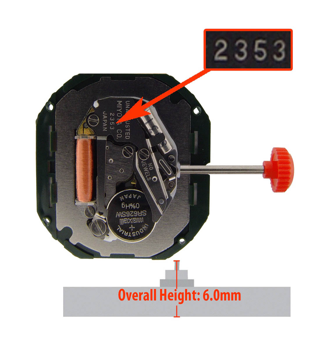 mesin jam miyota 2353