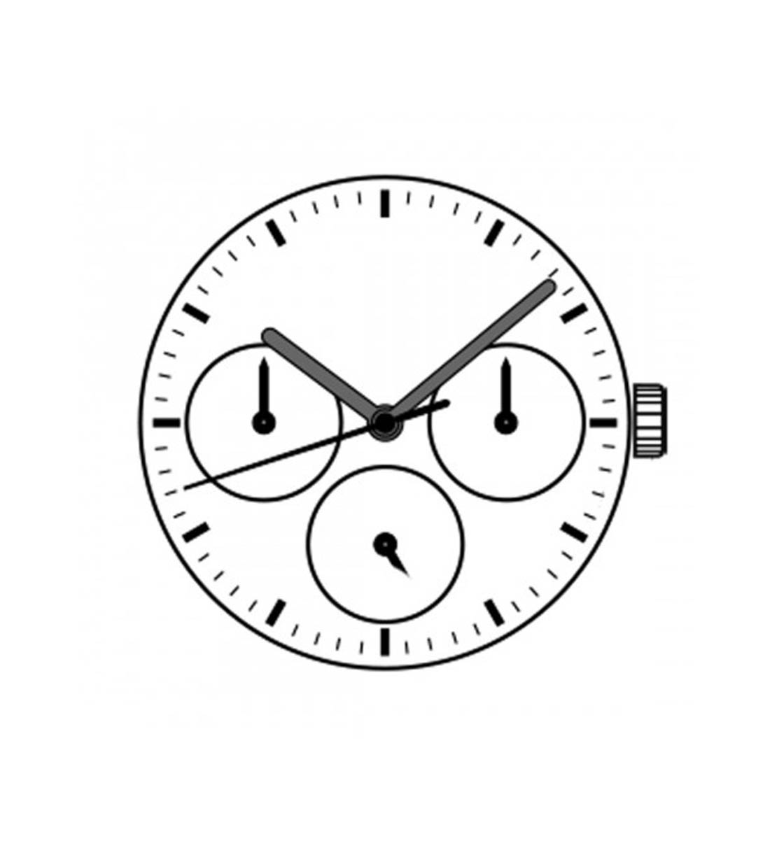 mesin jam seiko VH63