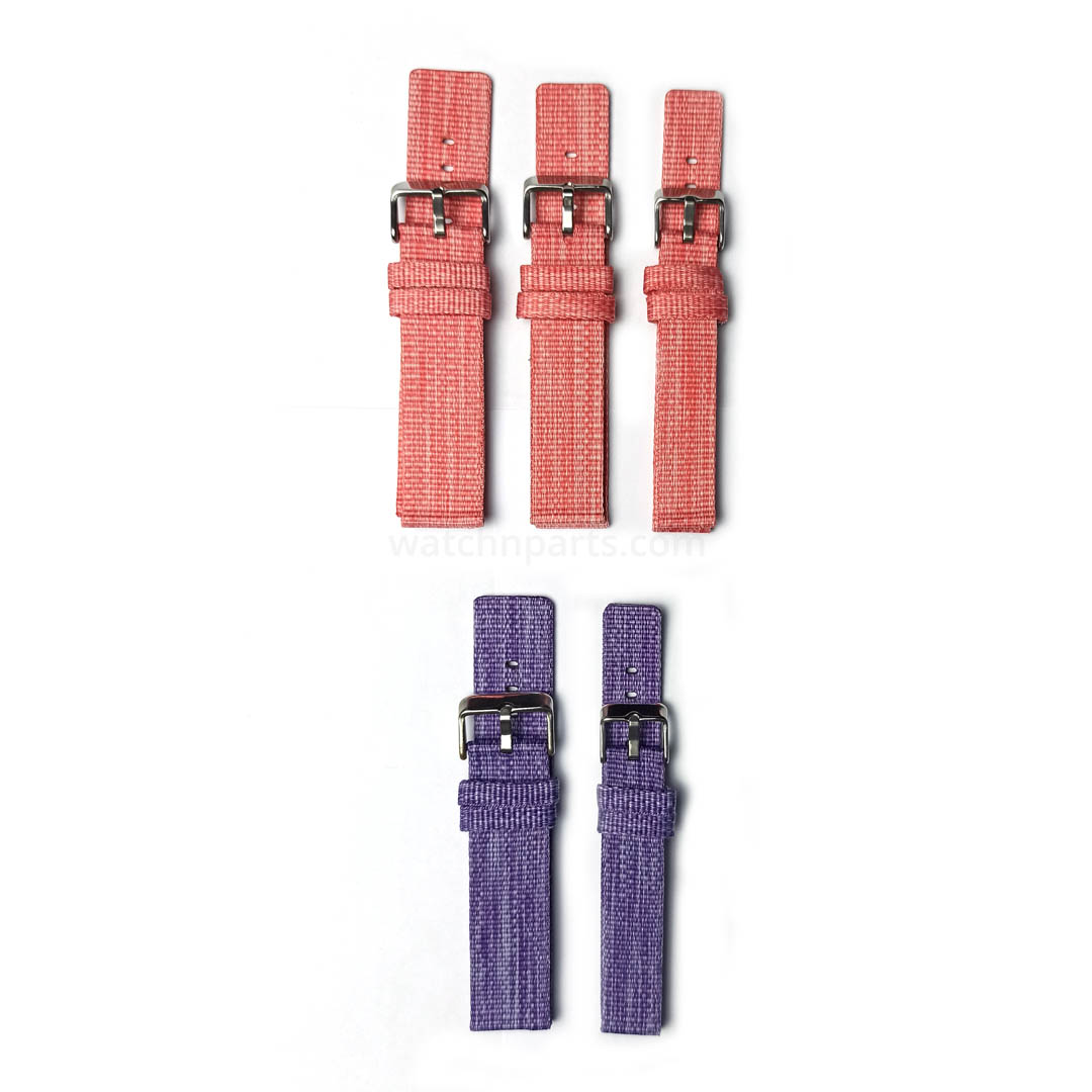 Tali Jam Tangan 4452 - Orange Muda & Ungu Tua
